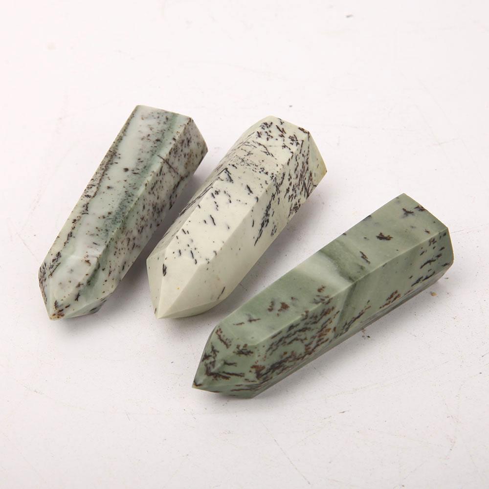 Set of 3 Flower Jade Towers Points Bulk Best Crystal Wholesalers