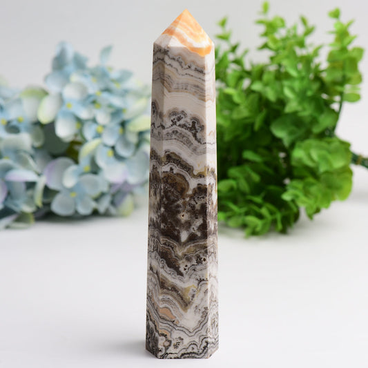 6.0"-8.0" Grass Calcite Crystal Tower Bulk Crystal wholesale suppliers