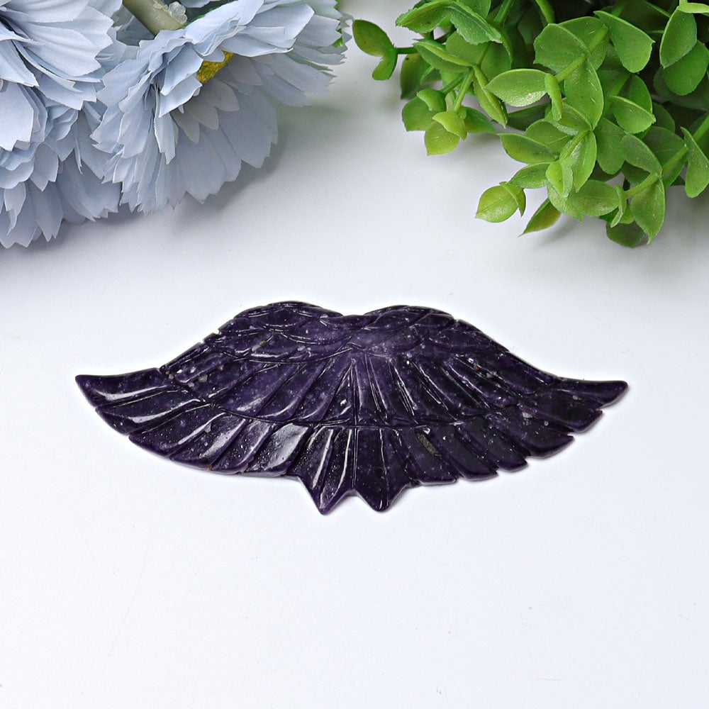 4.7" Angel Wings Crystal Carvings Model Bulk Best Crystal Wholesalers