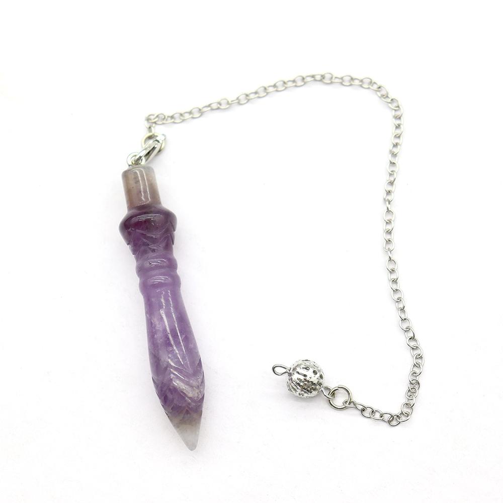 Mixed Crystal Crystal Carving Pendulum