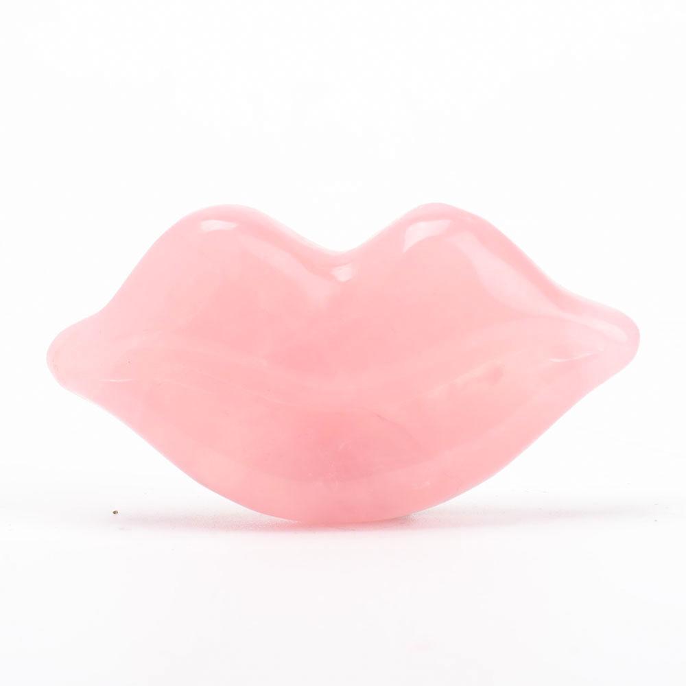 Rose Quartz Lips Shape Crystal Carving Model Bulk Best Crystal Wholesalers