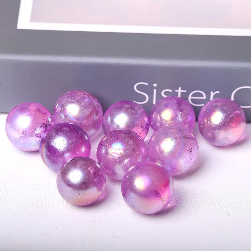 0.25kg Aura Purple Crystal Sphere Best Crystal Wholesalers