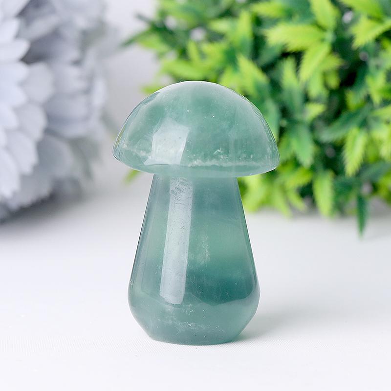 2" Fluorite Mushroom Crystal Carvings Plants Bulk Best Crystal Wholesalers