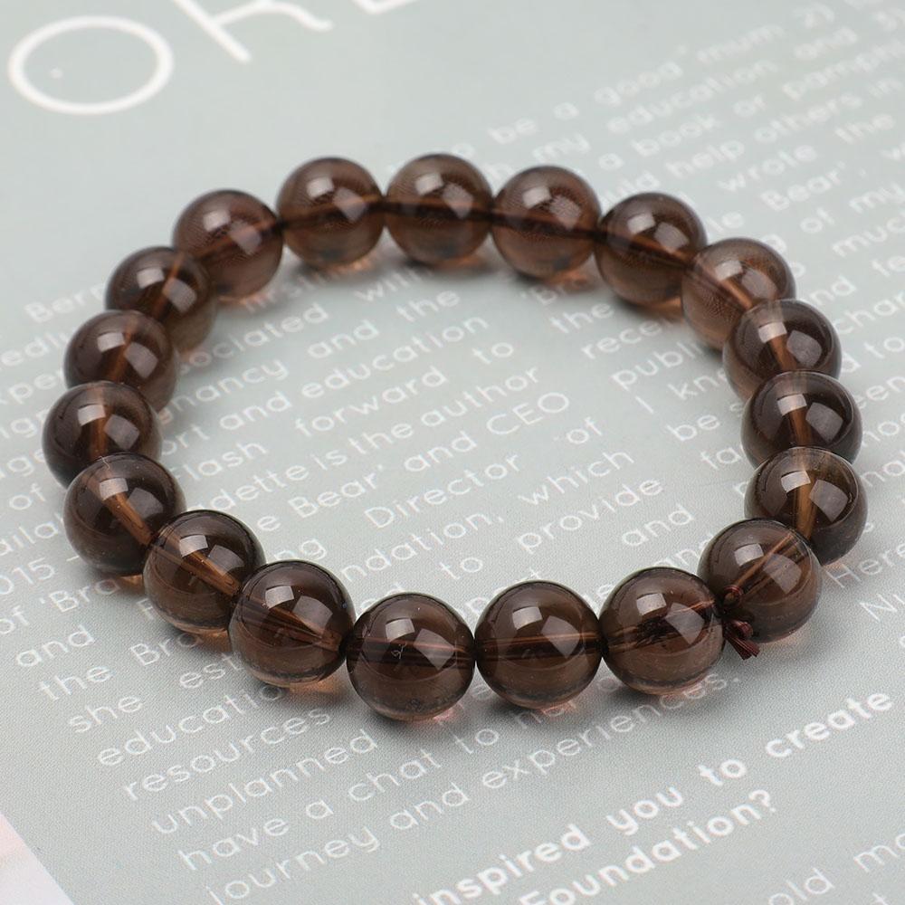 10.5mm Smoky Quartz Bracelet Best Crystal Wholesalers