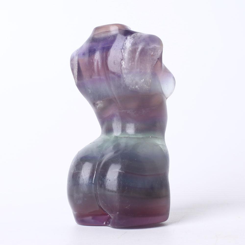 Fluorite Woman Body Figurine Crystal Carvings Best Crystal Wholesalers