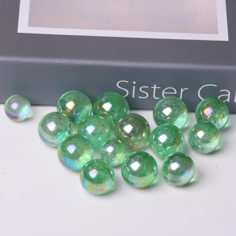 0.25kg Aura Green Crystal Sphere Best Crystal Wholesalers