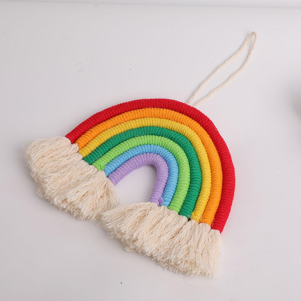 Rainbow Design Fabric Hanging Ornament Best Crystal Wholesalers