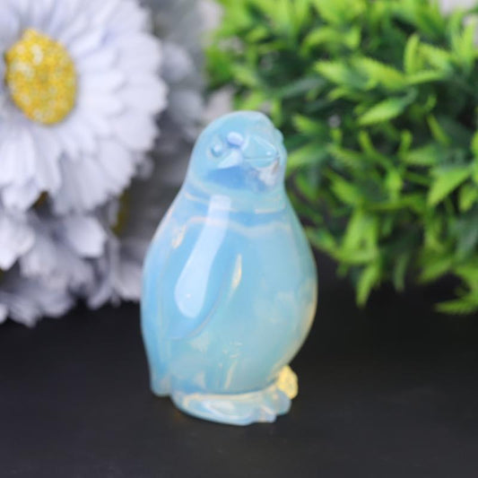 3" Opalite Penguin Crystal Carving Animal Bulk Best Crystal Wholesalers