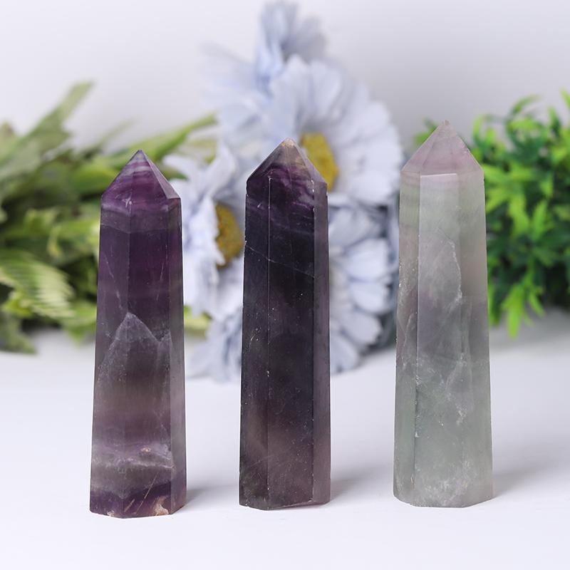 Natural Rainbow Fluorite Towers Points Bulk Collection Best Crystal Wholesalers