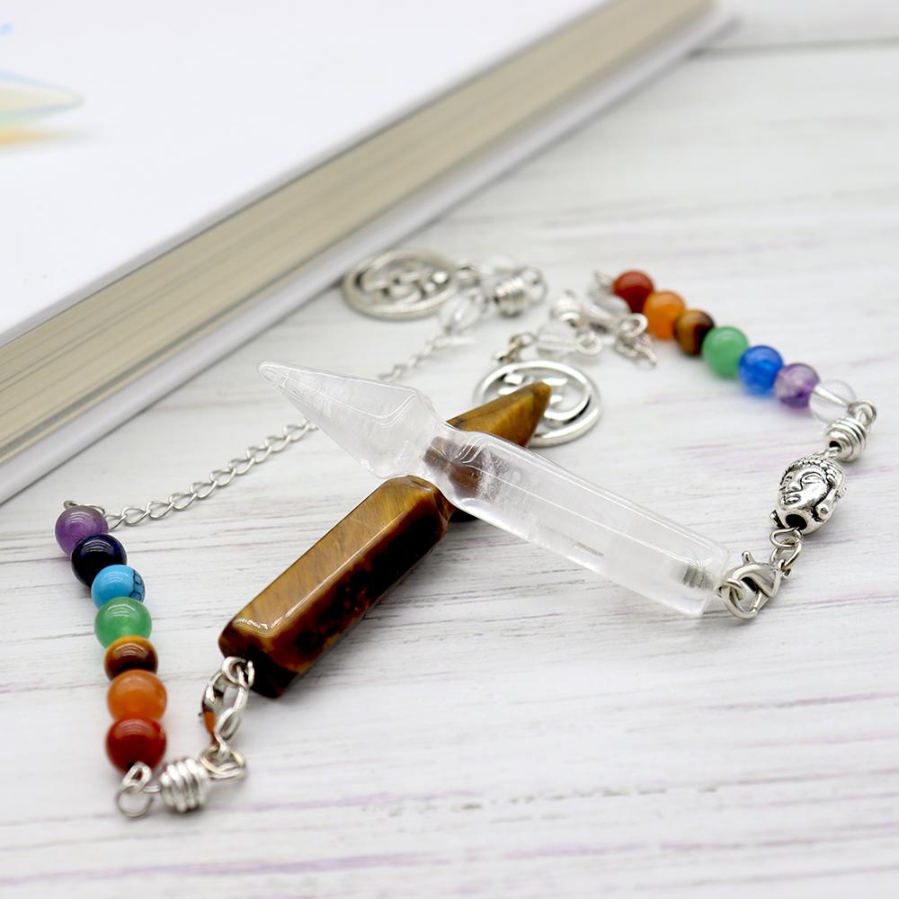 7 Chakra Healing Crystal Dowsing Pendulum Reiki Balance Meditation Jewelry Best Crystal Wholesalers