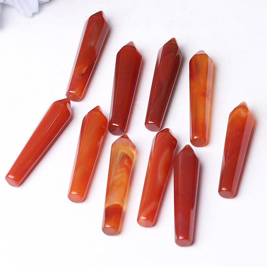 2" Carnelian Towers Points Bulk Best Crystal Wholesalers