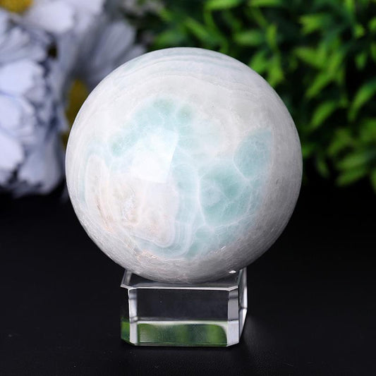 2.0"-4.0" Larimar Sphere Best Crystal Wholesalers