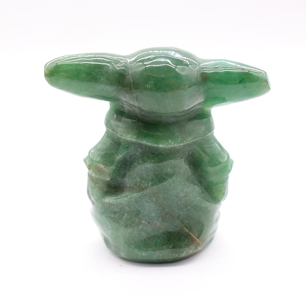 Master Yoda Aventurine Crystal Carvings Cartoon Bulk Best Crystal Wholesalers