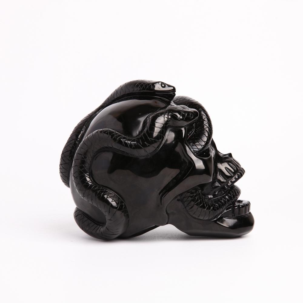 Black Obsidian Crystal Carvings Skull Best Crystal Wholesalers