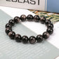 12mm Silver Obsidian Bracelet Best Crystal Wholesalers