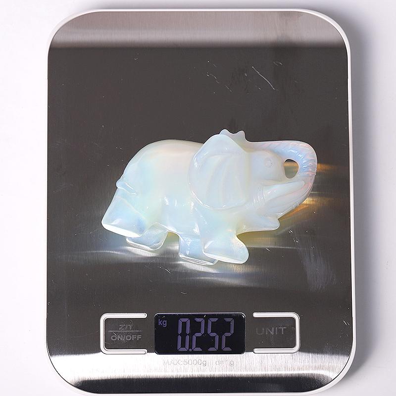 Opalite Elephant Crystal Carvings Animal Bulk Best Crystal Wholesalers