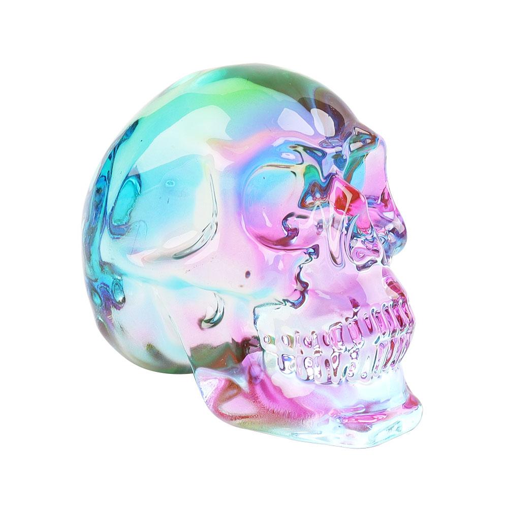 Aura Crystal Rainbow Skull Carving on Discount Best Crystal Wholesalers