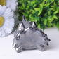 3.5" Terahertz Dragon Head Crystal Hematite Carvings Best Crystal Wholesalers