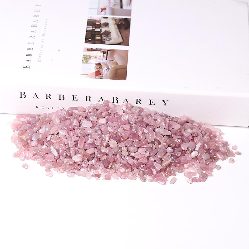 0.1kg Natural Madagascar Rose Quartz Chips Best Crystal Wholesalers