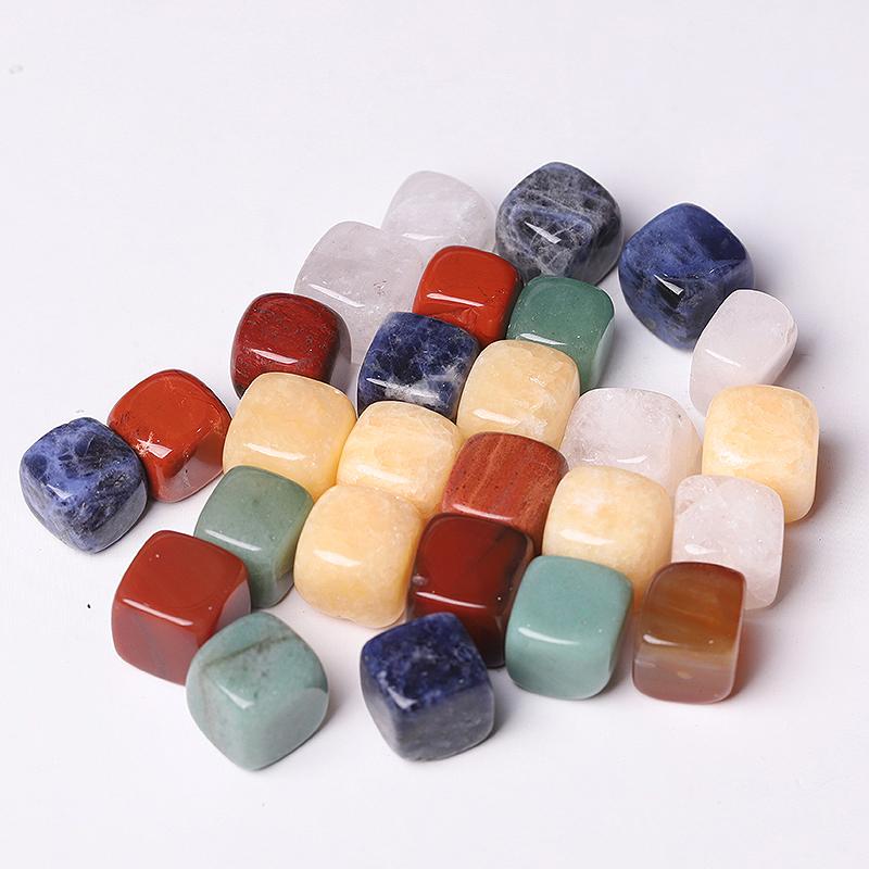 0.1kg 15mm Mixed Crystal bulk tumbled stone Best Crystal Wholesalers