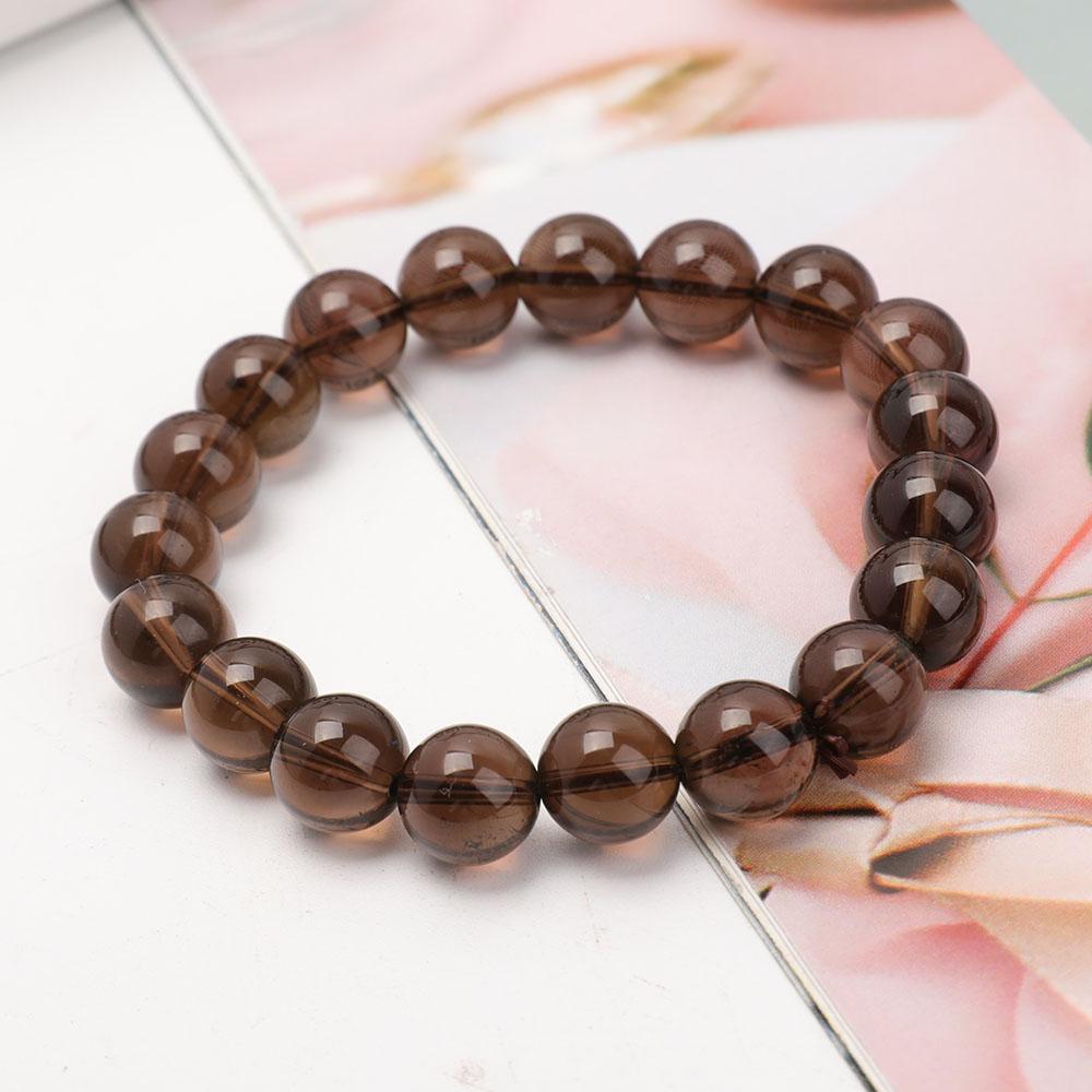 10.5mm Smoky Quartz Bracelet Best Crystal Wholesalers