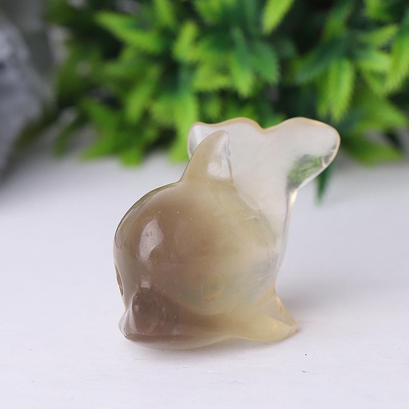 2.5" Fluorite Dolphin Crystal Carvings Animal Bulk Best Crystal Wholesalers