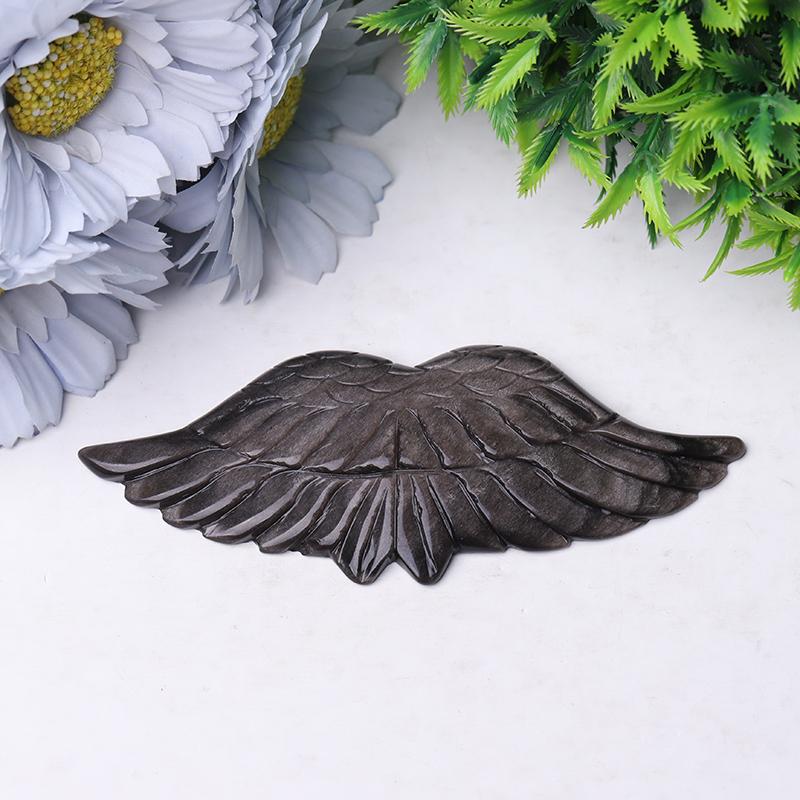 4.5" Angel Wings Crystal Carvings Model Bulk Best Crystal Wholesalers