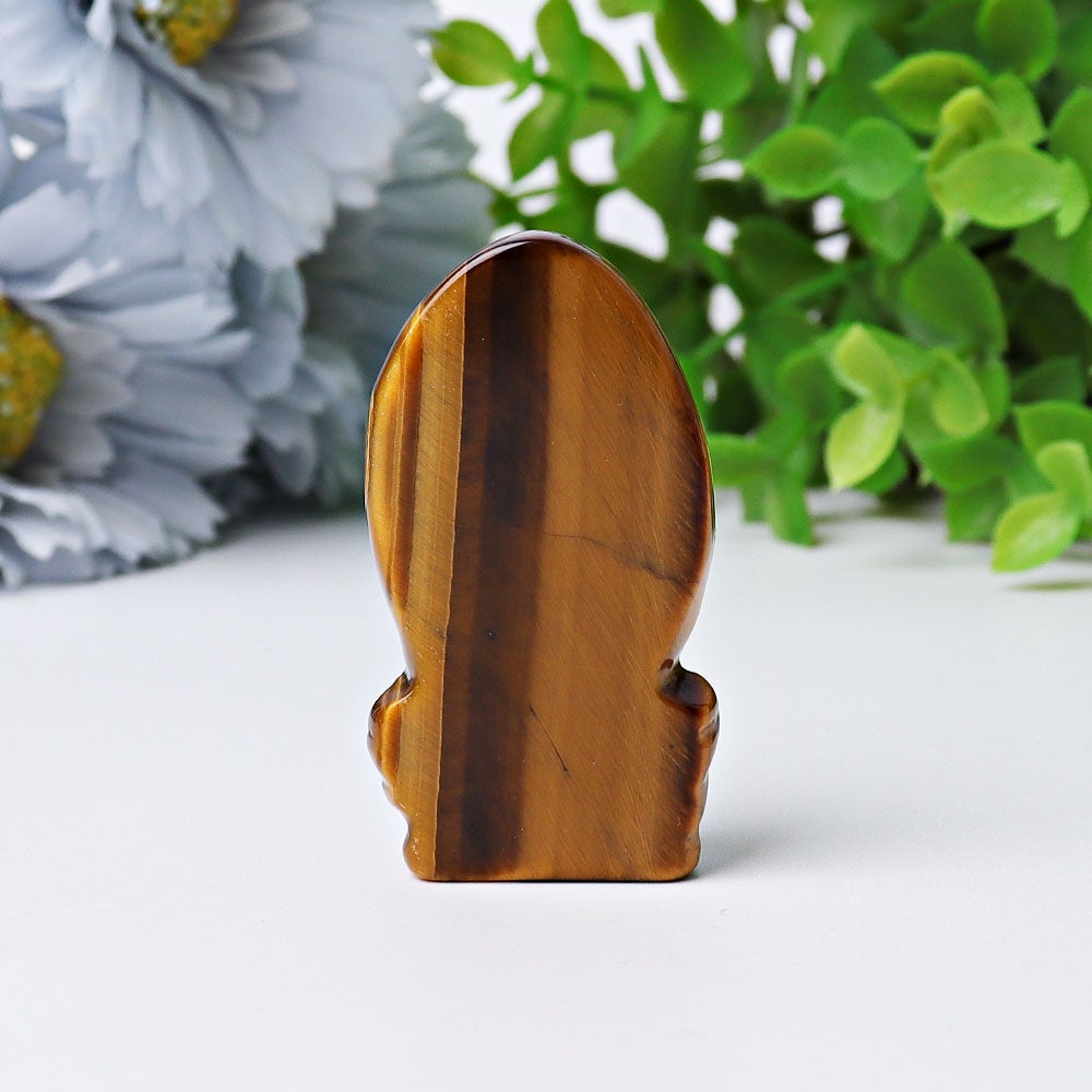 1.9" Tiger's Eye Ganesha Crystal Carving Best Crystal Wholesalers