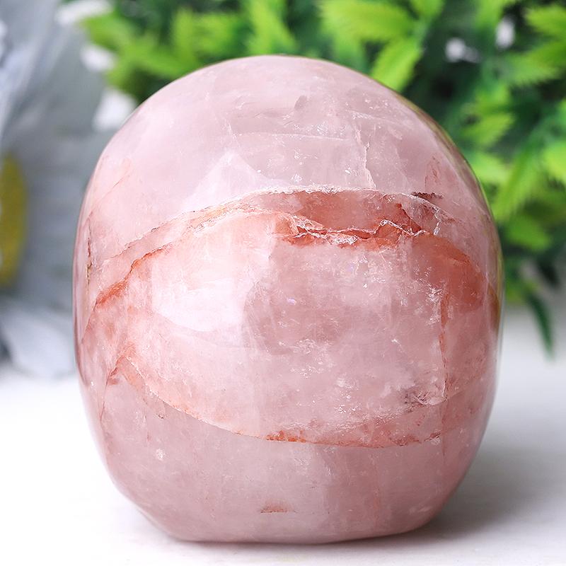 3.5" Fire Quartz Skull Crystal Carvings Best Crystal Wholesalers