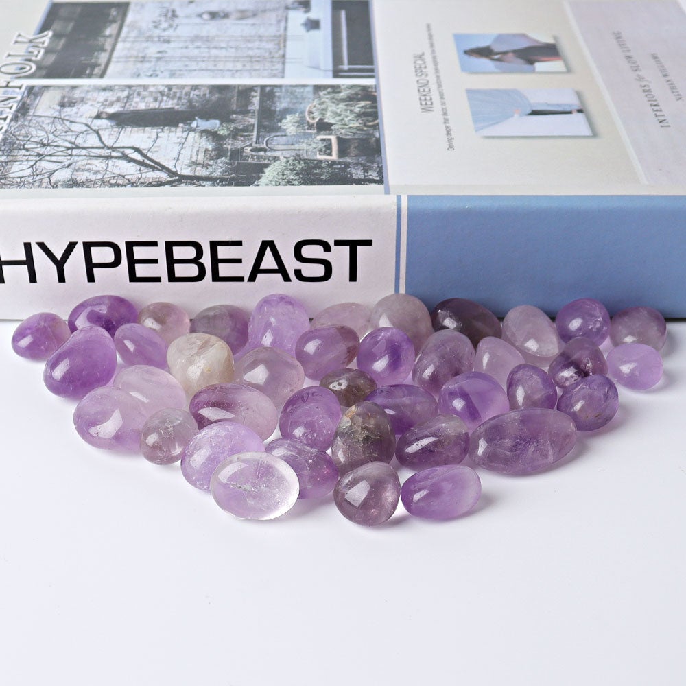 0.1kg Amethyst Crystal bulk tumbled stone Best Crystal Wholesalers