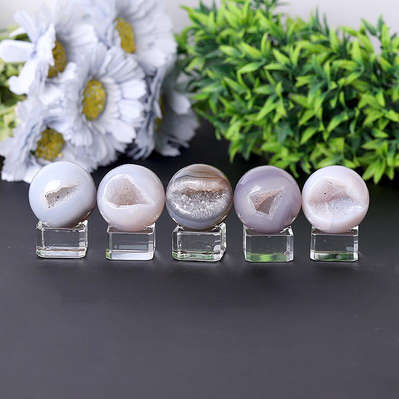 1.2"-4.0" Druzy Agate Sphere Best Crystal Wholesalers