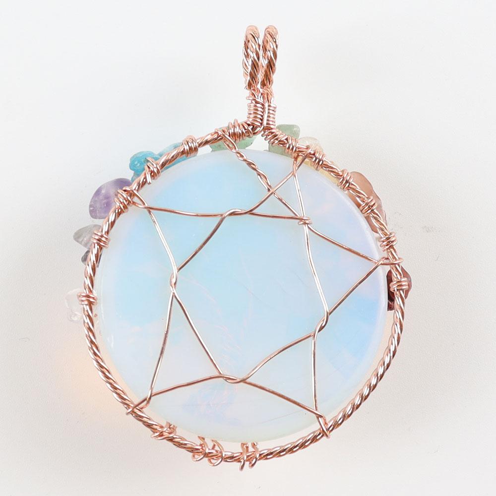 Tree of Life Copper Wire Wrapped Pendant Best Crystal Wholesalers