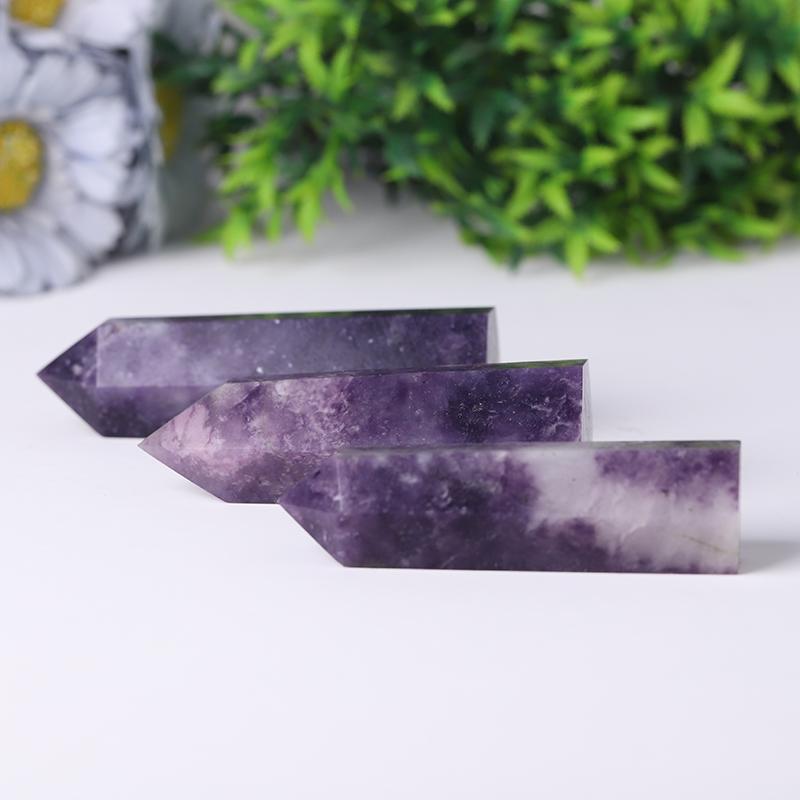 Natural Purple Mica Points Healing Towers Points Bulk Best Crystal Wholesalers