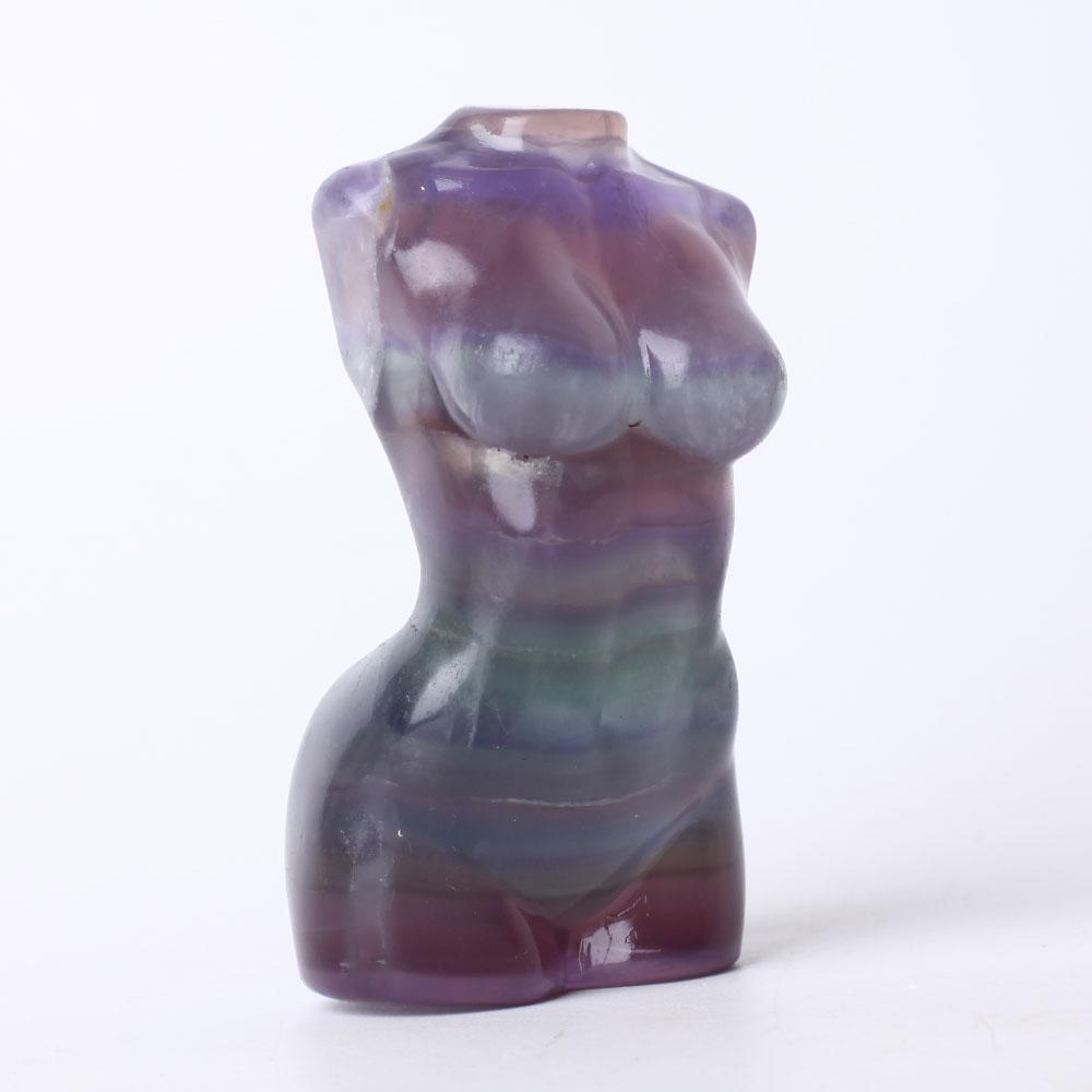 Fluorite Woman Body Figurine Crystal Carvings Best Crystal Wholesalers