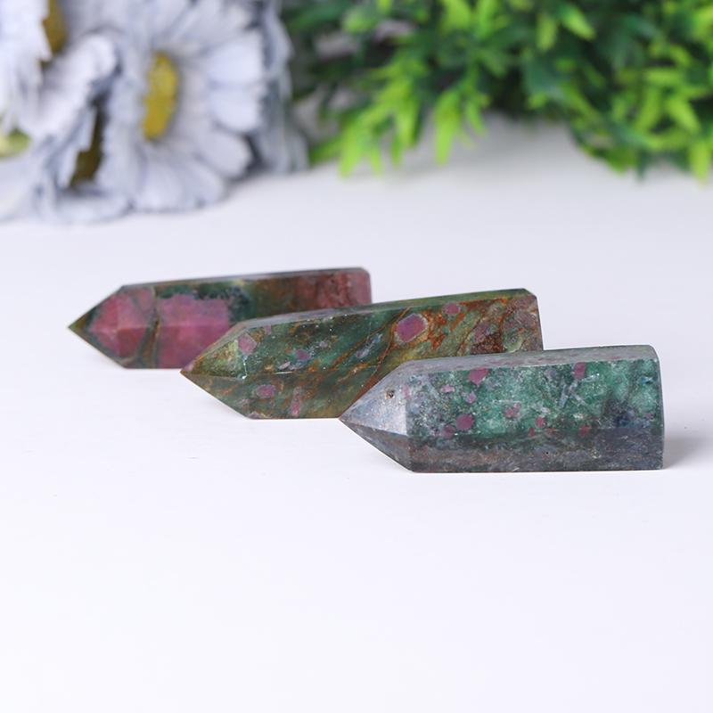 Natrual Ruby Kyanite Point Healing Towers Points Bulk for Collection Best Crystal Wholesalers