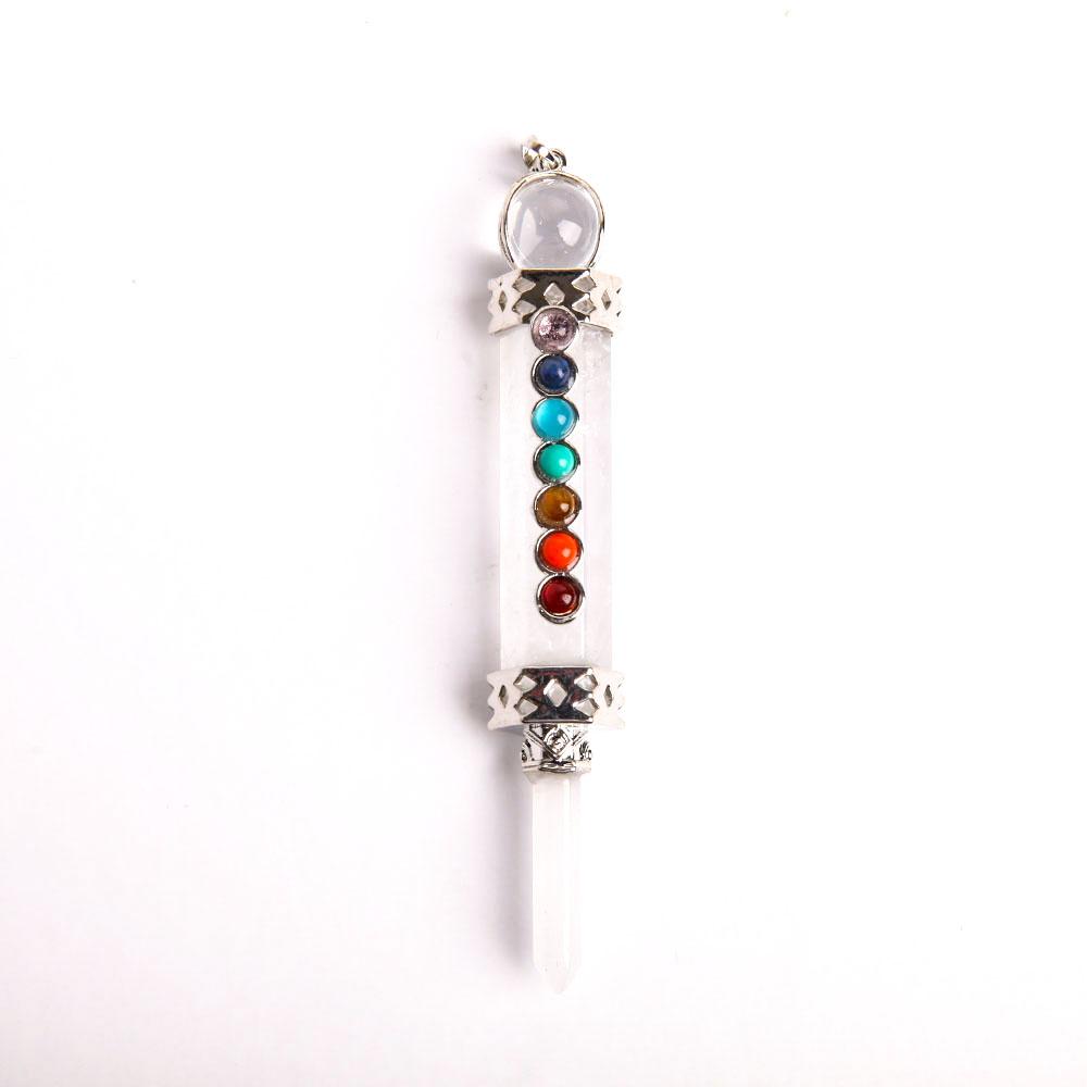 Crystal Jewelrys 7 Chakra Pendant Crystal Point Best Crystal Wholesalers