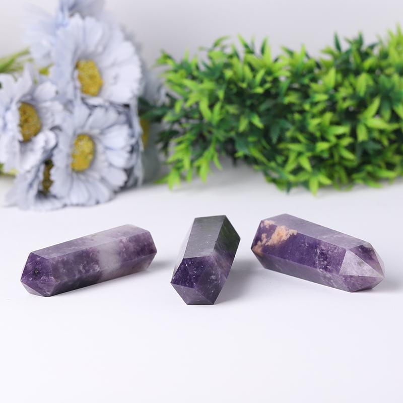 Natural Purple Mica Points Healing Towers Points Bulk Best Crystal Wholesalers