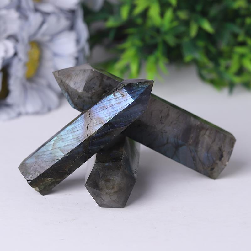 Natural Labradorite Point Healing Towers Points Bulk for Collection Best Crystal Wholesalers