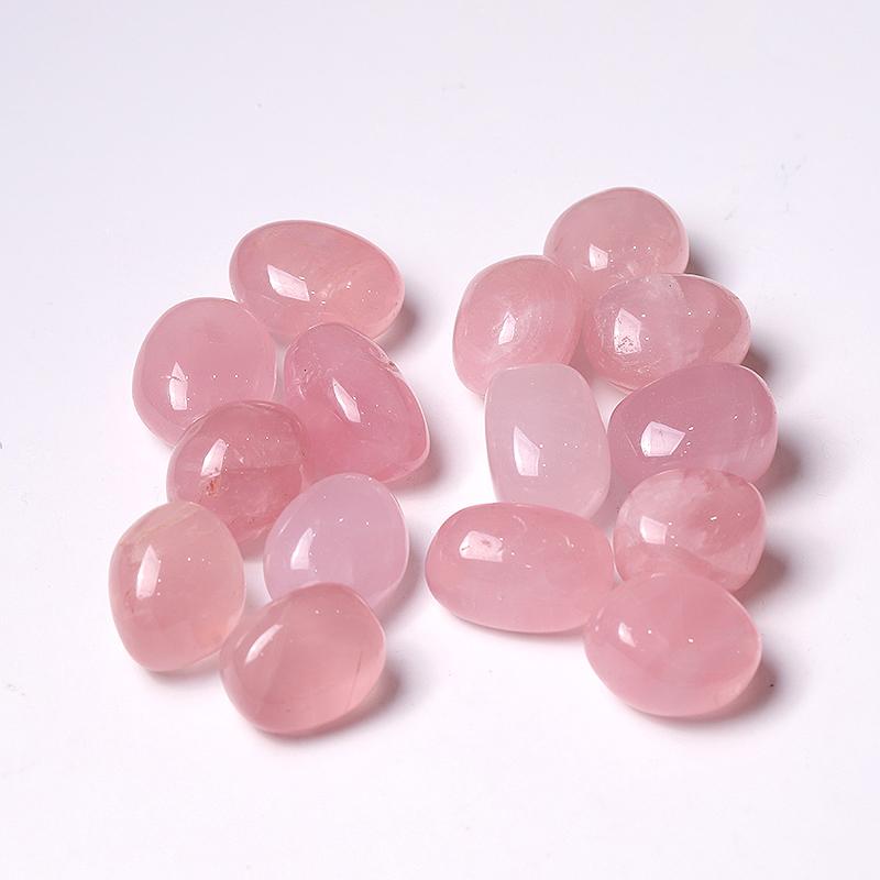 0.1kg Rose Quartz bulk tumbled stone Best Crystal Wholesalers