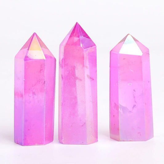 Aura Purple Crystal Towers Points Bulk Best Crystal Wholesalers