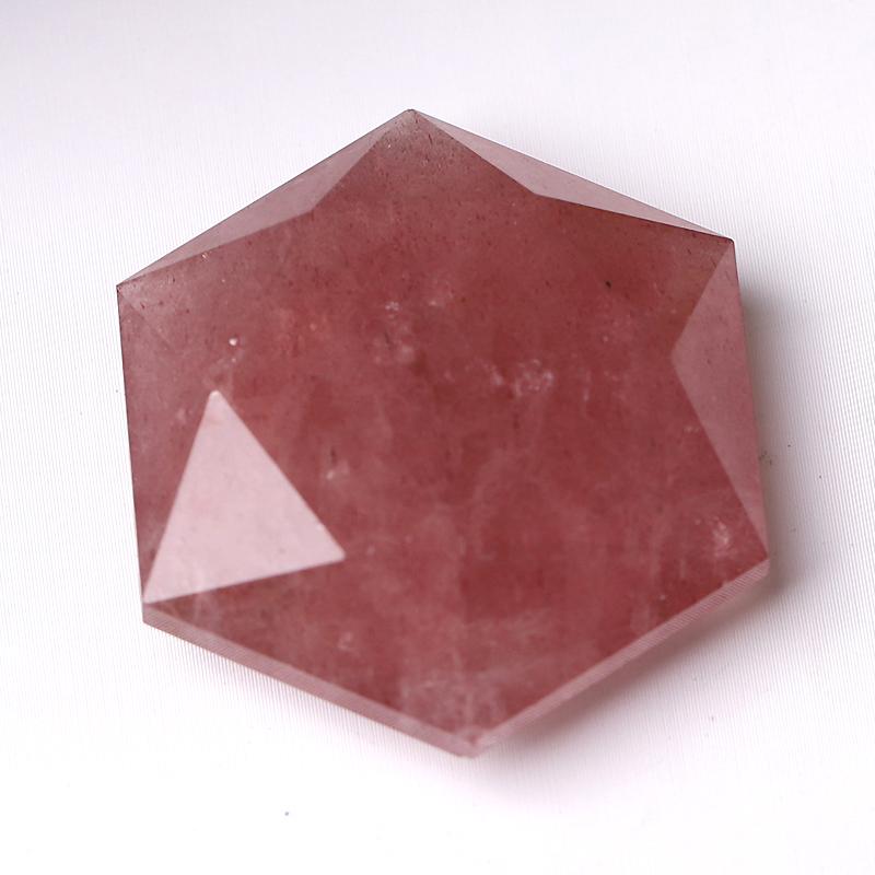 1" Crystal Hexagon Pocket Stone  for Pendant for DIY Best Crystal Wholesalers