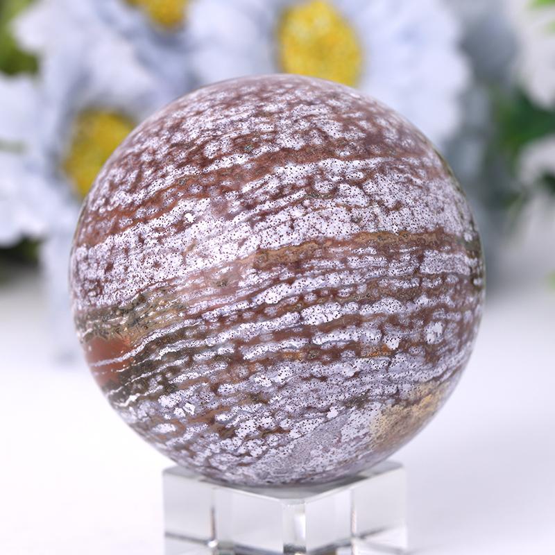 1.2"-4.0" Ocean Jasper Sphere Best Crystal Wholesalers