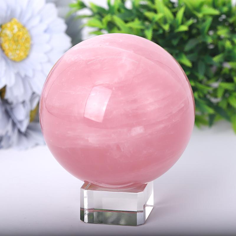 2.0"-4.5" Rose Quartz Sphere Best Crystal Wholesalers