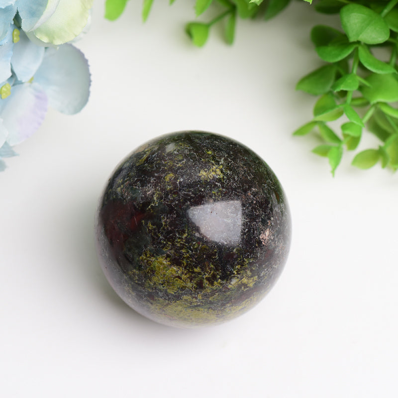 1.8"-2.0" Dragon Blood Stone Crystal Sphere Bulk Crystal wholesale suppliers