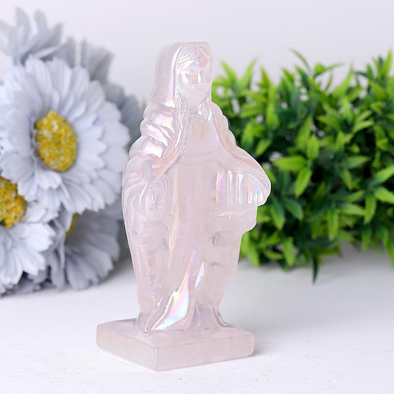 4.8" Aura Angel Sculpture Crystal Carvings Model Bulk Best Crystal Wholesalers