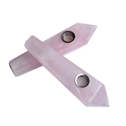 Rose Quartz Smoking Pipe wholesale support mixed customization