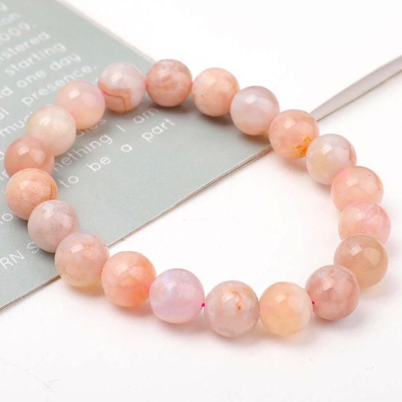 9.5mm Flower Agate Bracelet Best Crystal Wholesalers