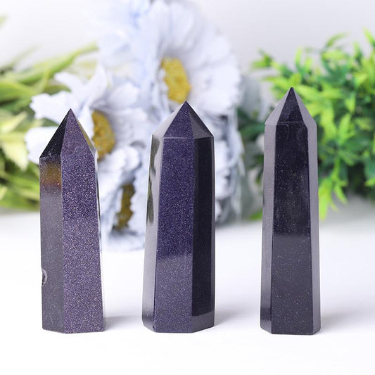 Blue Sandstone Towers Points Bulkfor Healing Best Crystal Wholesalers