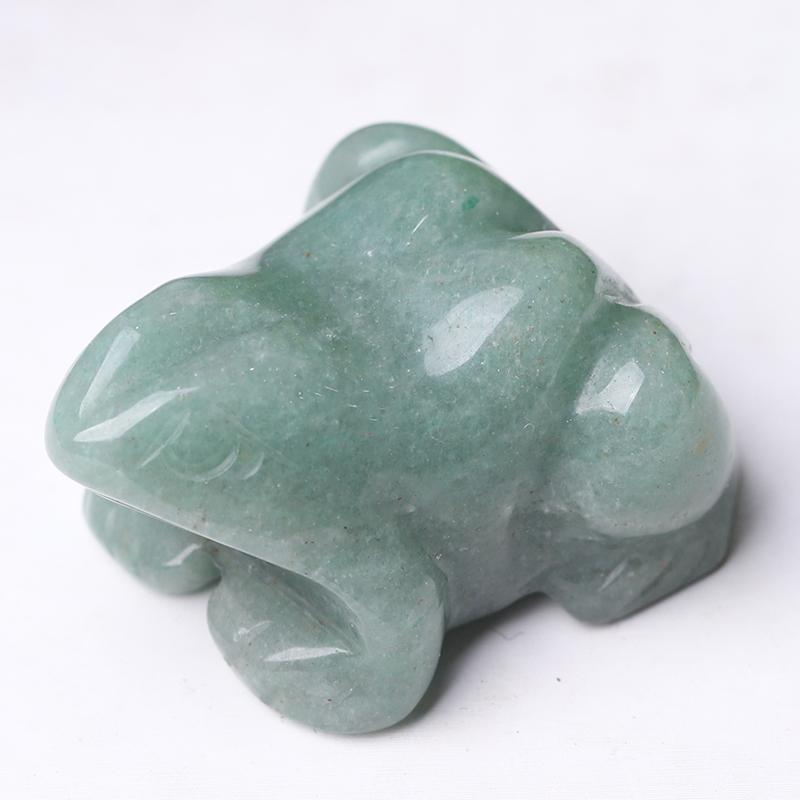 1.5" Frog Crystal Carvings Animal Bulk Best Crystal Wholesalers