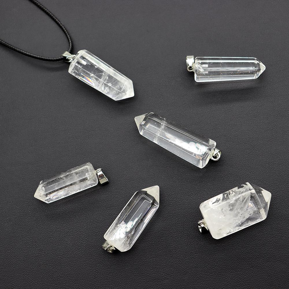 Clear Meaningful Quartz Mini Crystal Healing Pendant Point Best Crystal Wholesalers